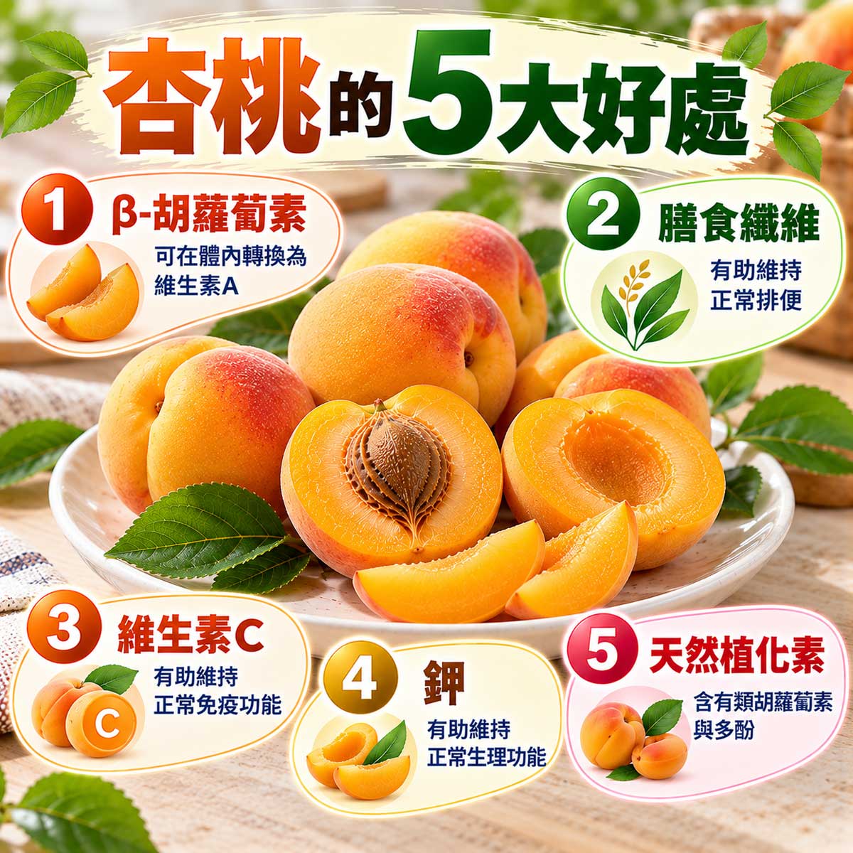 杏桃的好處與壞處