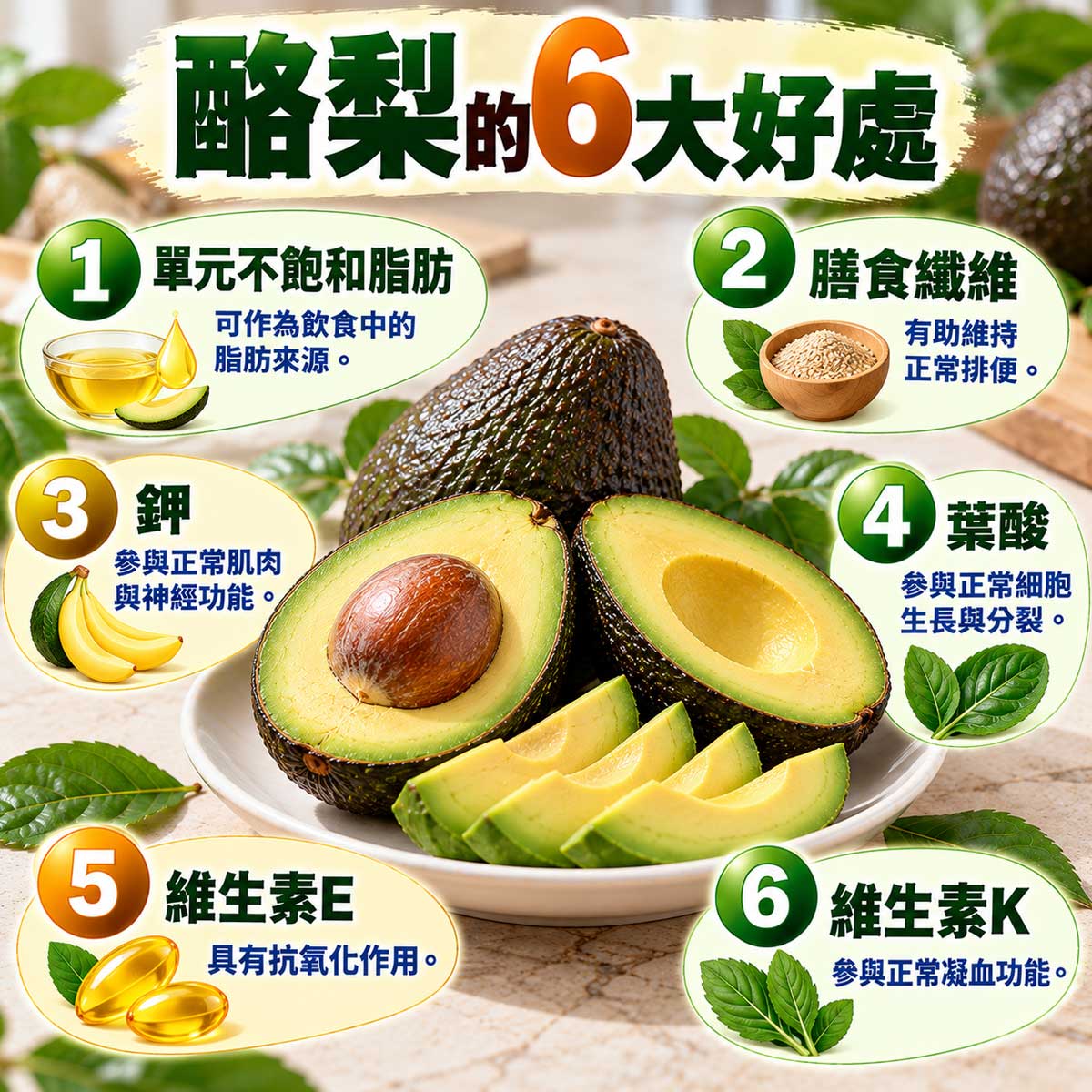 酪梨的好處與壞處