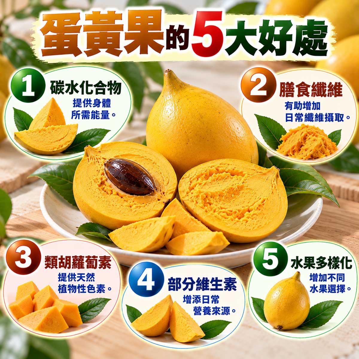 蛋黃果的好處與壞處