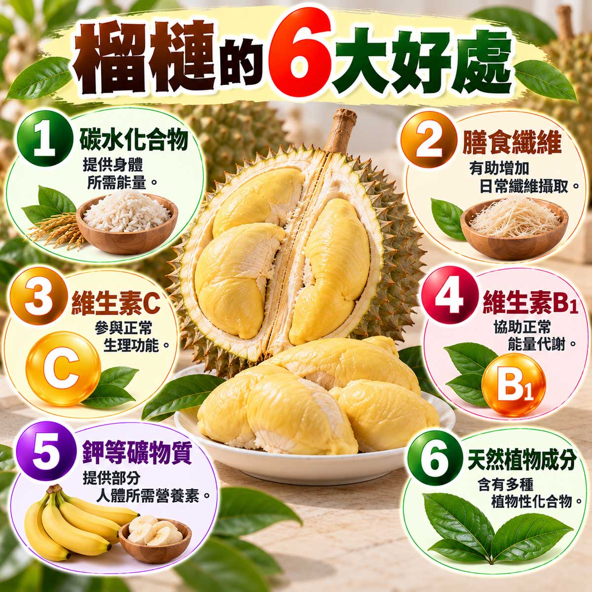 榴槤的好處與壞處