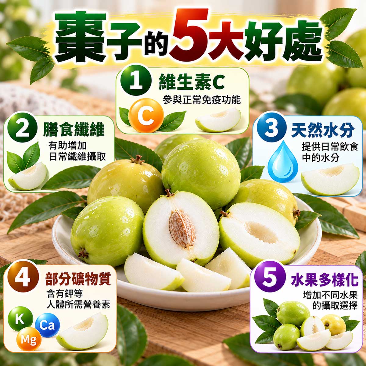 棗子的好處與壞處