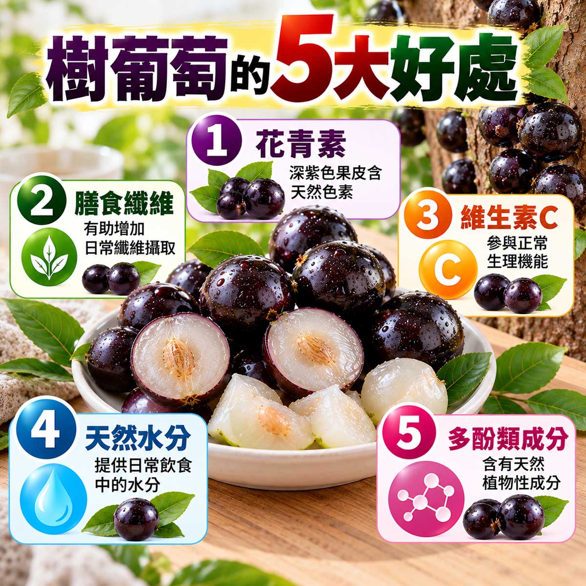 樹葡萄的好處與壞處