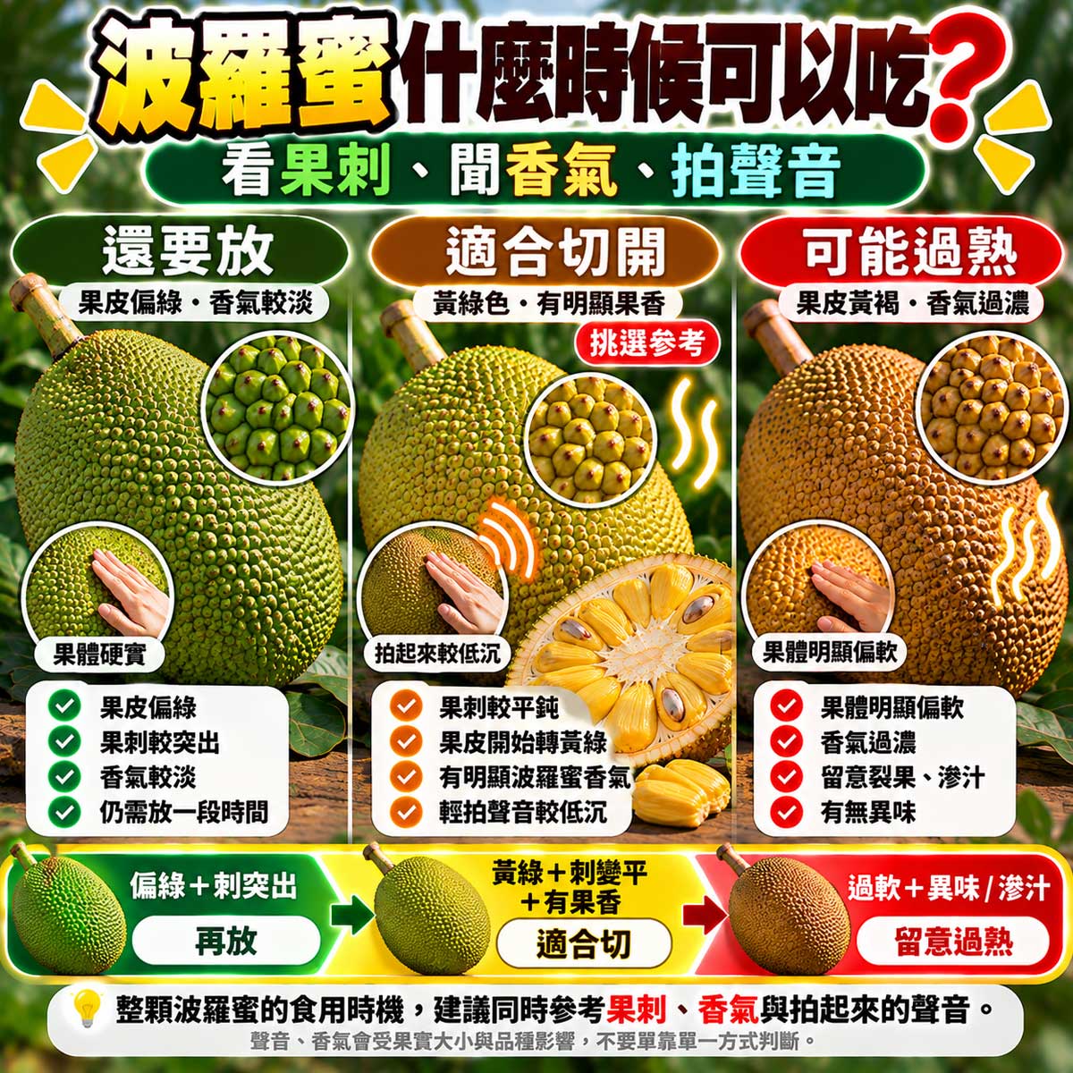 波羅蜜還要放適合切開與過熟異常比較