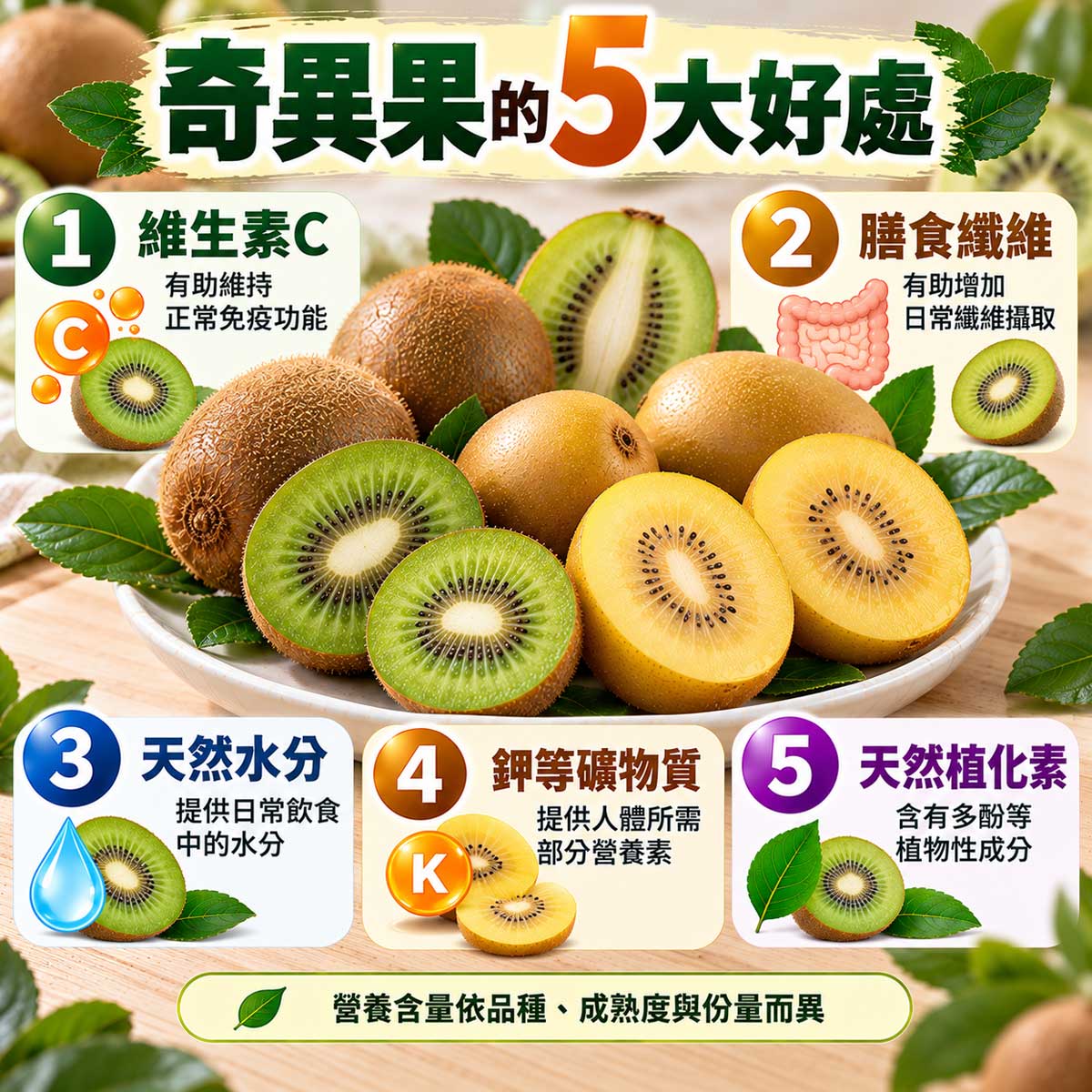 奇異果的好處與壞處