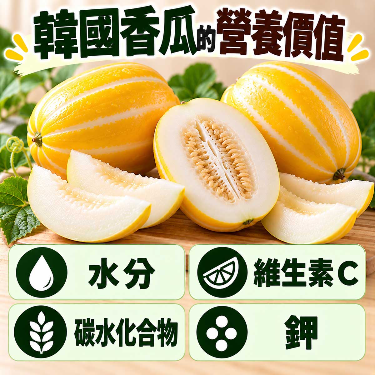韓國香瓜的好處與壞處