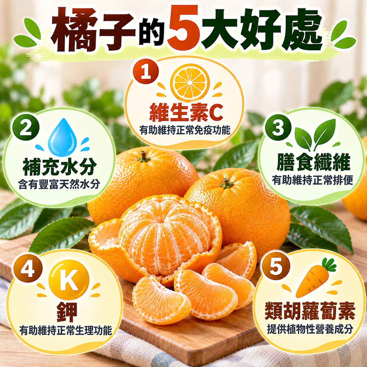 橘子的好處與壞處