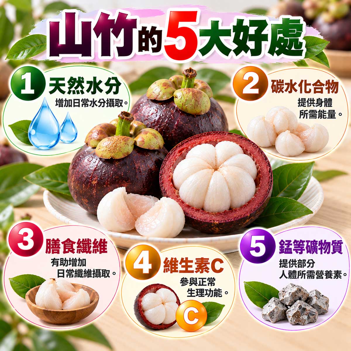 山竹的好處與壞處