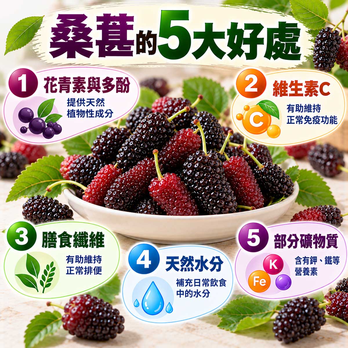 桑葚的好處與壞處