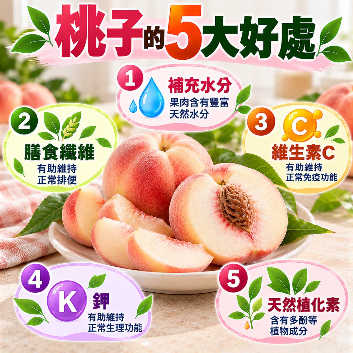 桃子的好處與壞處