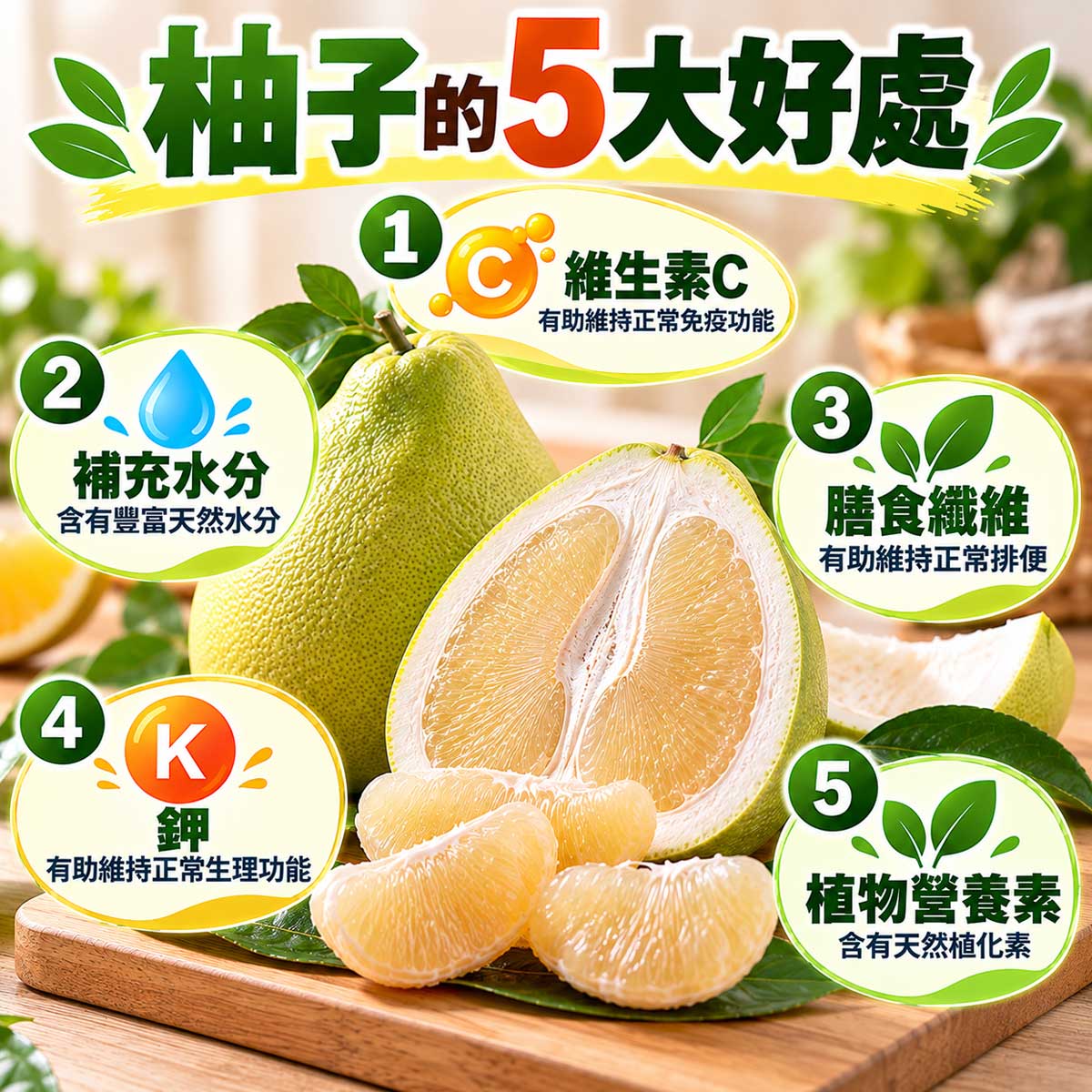 柚子的好處與壞處