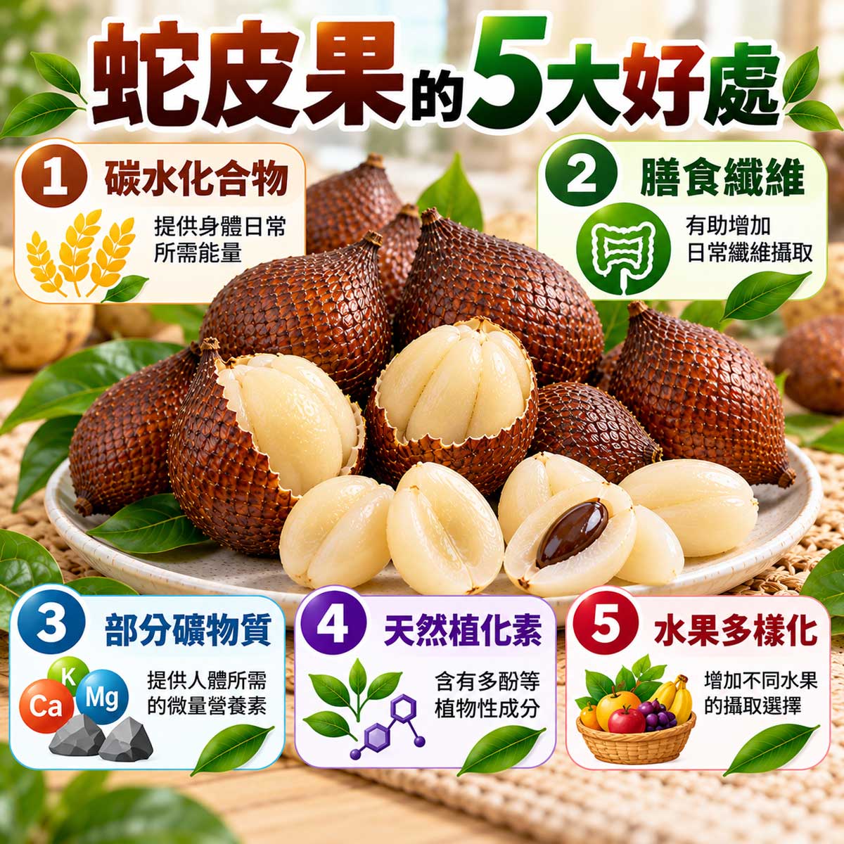 蛇皮果的好處與壞處