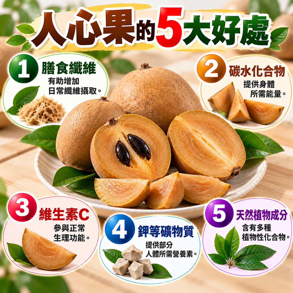 人心果的好處與壞處