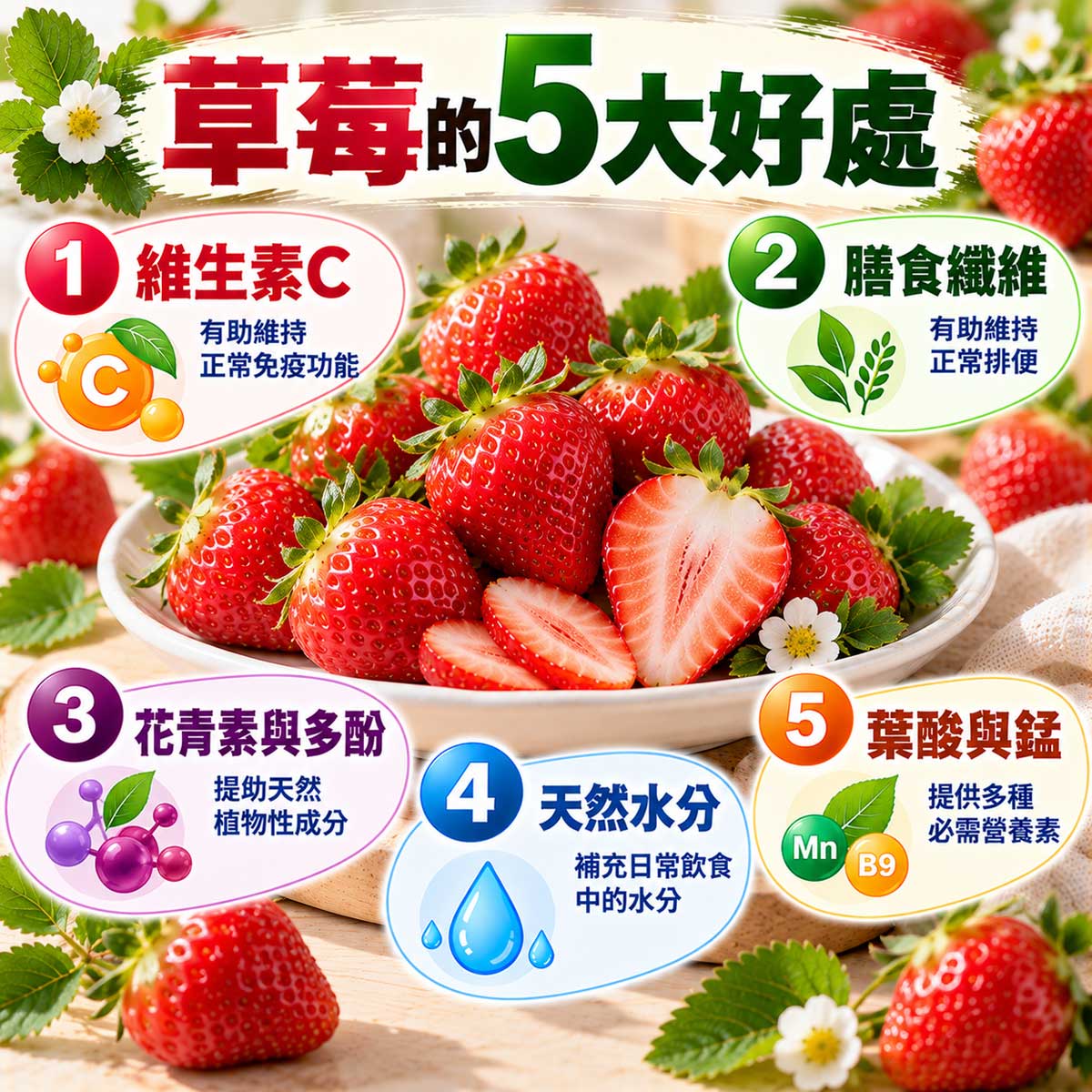草莓的好處與壞處