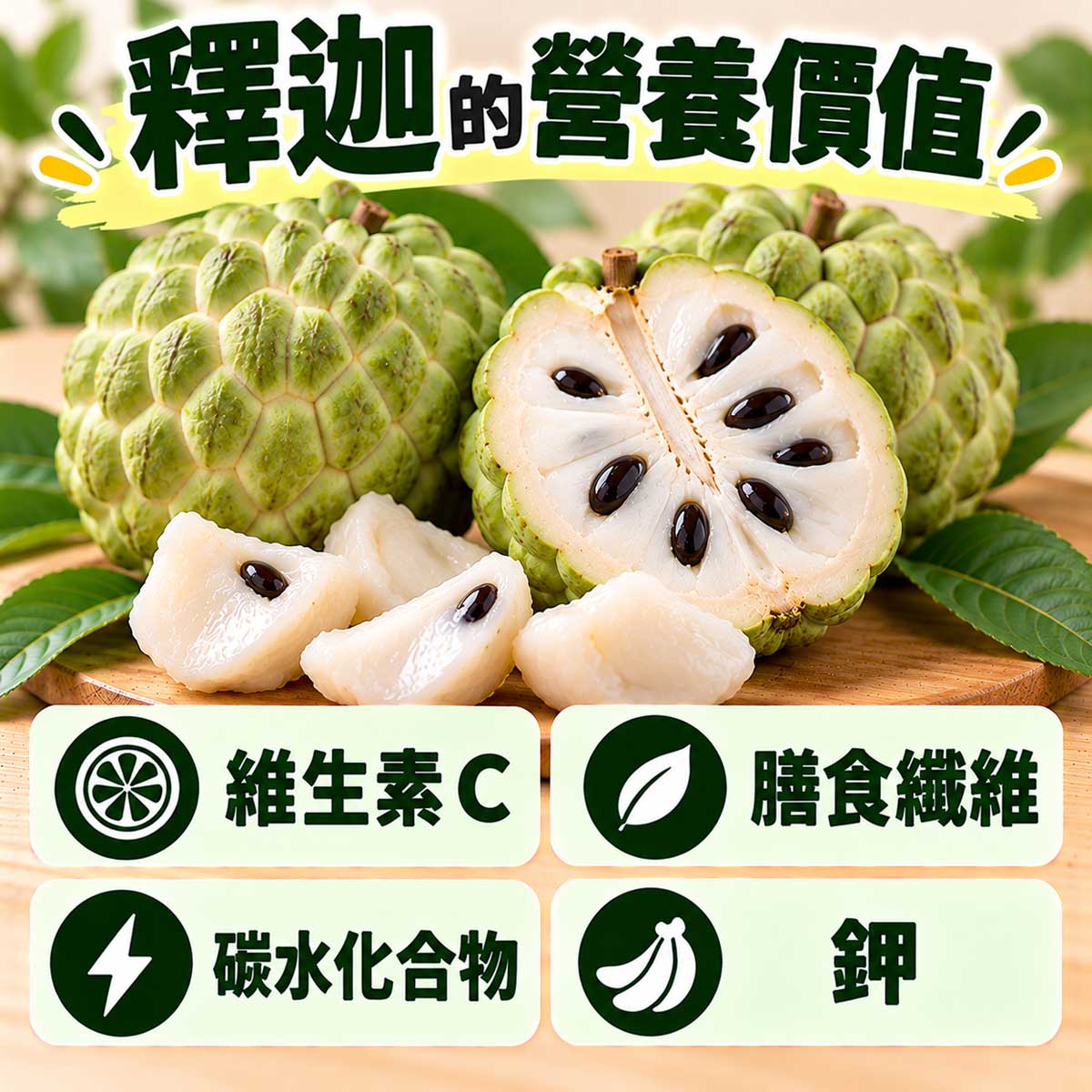 釋迦的好處與壞處
