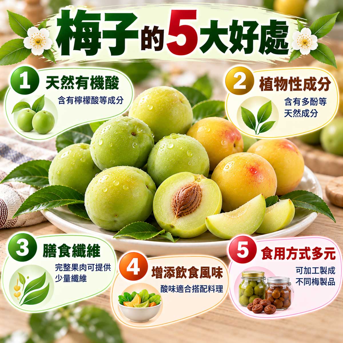 梅子的好處與壞處