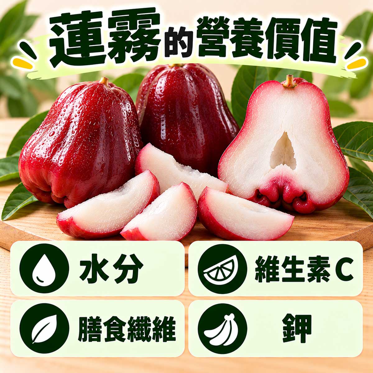 蓮霧的好處與壞處
